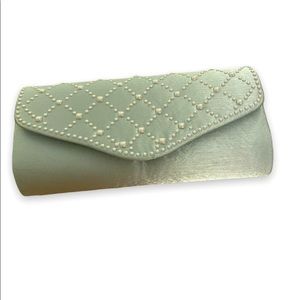 Charming Charlie Mint Green Clutch